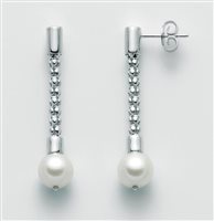 Orecchini Miluna Donna Miss Italia in Argento Perla PER2409 - PER2409